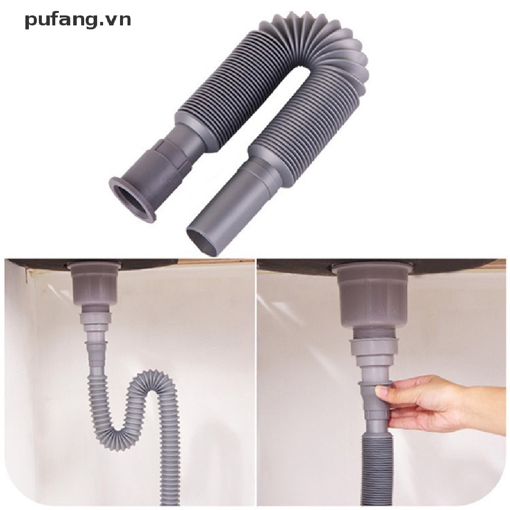 Pufang Ống Thoát Nước Nối Dài Linh Hoạt Cho Bồn Rửa