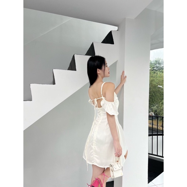 VÁY THIẾT KẾ HAI DÂY LỤA ELLEN SILK DRESS