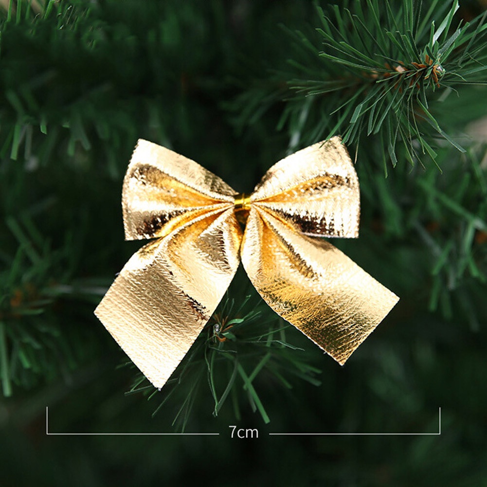 Bộ 12 Nơ Treo Trang Trí Cây Thông Noel