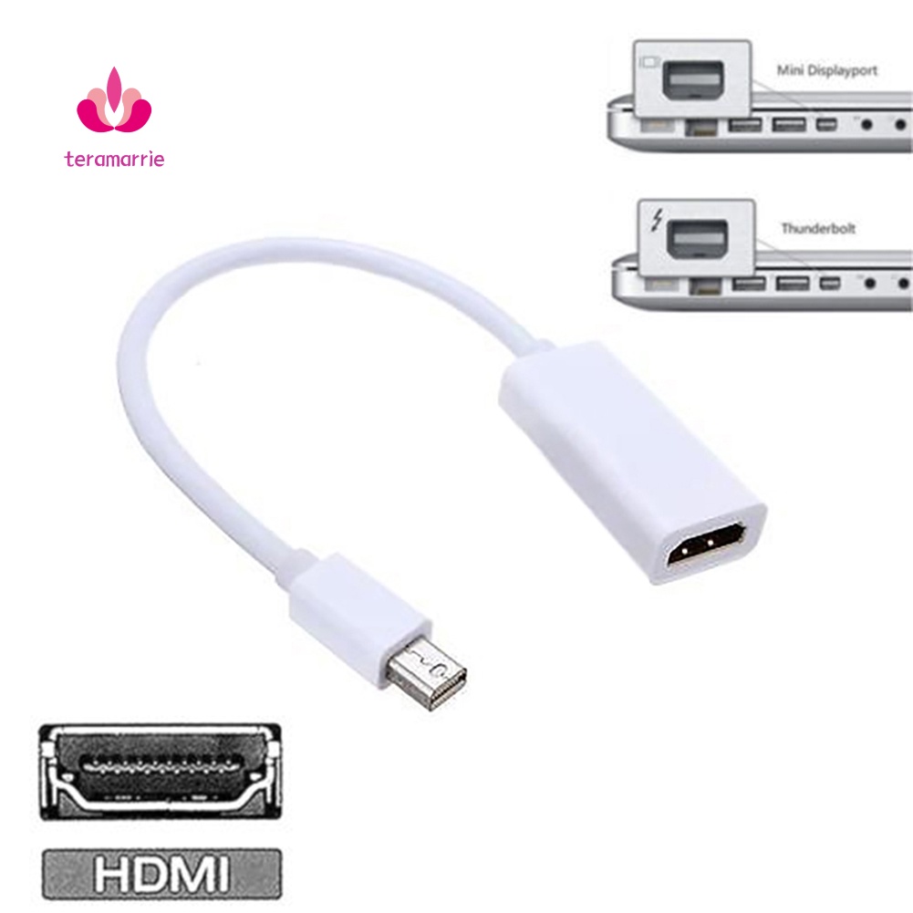 Cáp chuyển đổi hiển thị cổng Mini DP 1080P sang HDMI cho MacBook Air Pro iMac
