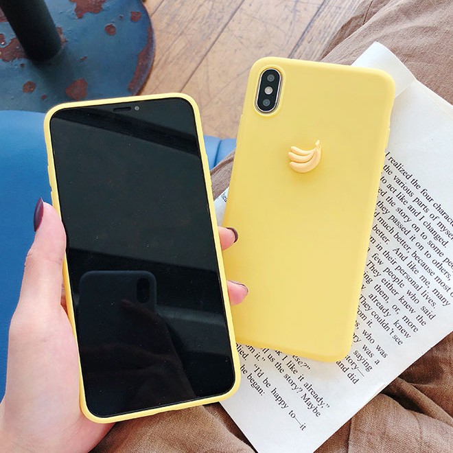 Ốp lưng hình quả chuối cho Apple iPhone 11 12 Pro XS XR XS Max iPhone X 8 7 6s 6 Plus 5s 5 5G 6P 7P 6g 7g | BigBuy360 - bigbuy360.vn