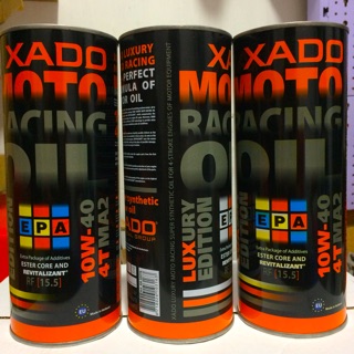 [XẢ HÀNG] Xado Racing 15.5 - Nhớt Xado Luxury Moto Racing Oil 10W-40 Made in Holland