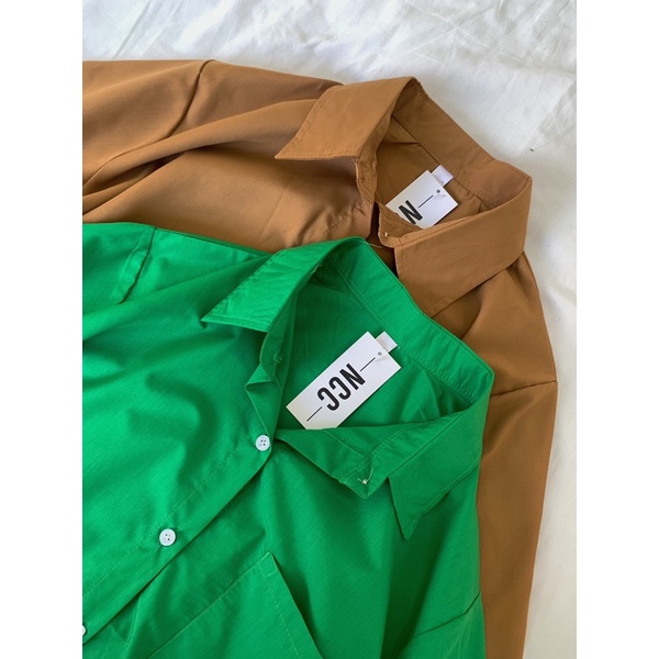 Áo sơ mi thô tay ngắn 380