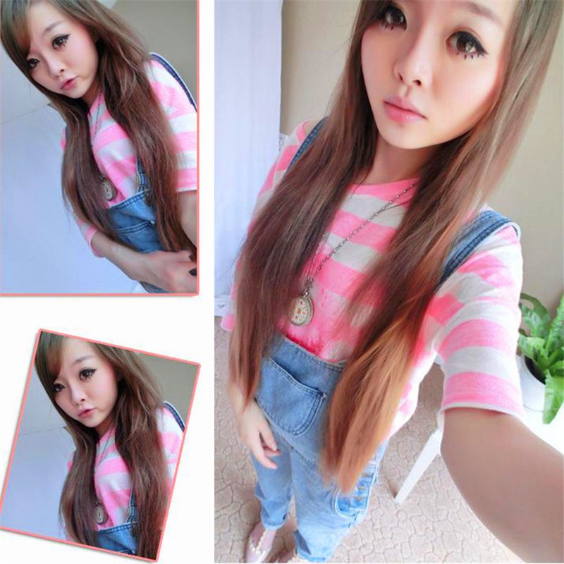 Tóc giả nối dài thẳng mượt cho nữ
