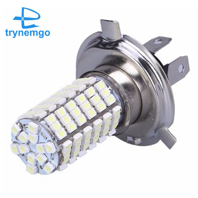 1 Đèn Pha Led Phá Sương Mù H4 120smd 12v Cho Xe Hơi