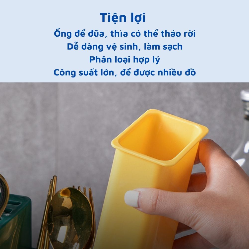 Kệ đựng đồ nhà bếp cài dao thớt đũa vung nồi đa năng nhựa PP cao cấp