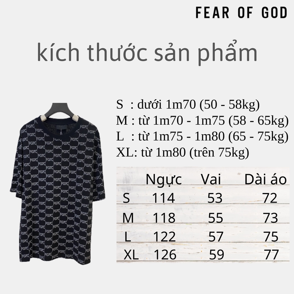 Áo thun Fear Of God Essentials FG7C SS22 bản cao cấp, Áo Tee Essentials form rộng unisex nam nữ