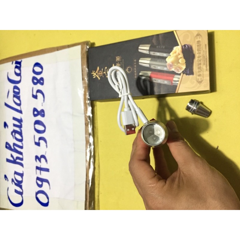 Có sẵn- Đèn pin soi đá - soi tiền- soi giấy tờ hàng 6 bóng- 6 màu