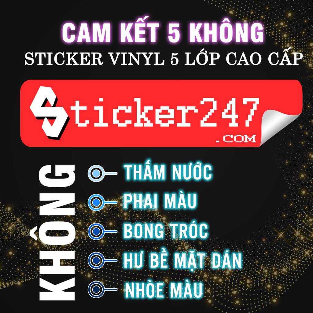 𝗦𝘁𝗶𝗰𝗸𝗲𝗿 dán trang trí không gian vũ trụ | SPACE0009 | Sticker 247