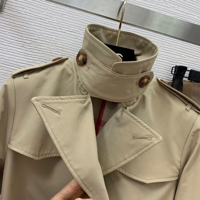 Áo khoác măng tô Burberry BBR cao cấp áo khoác trench coat dáng dài vải chống thấm mẫu mới