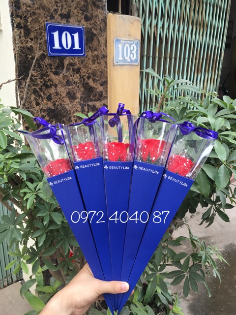 Hoa sáp 1 bông siêu sang chảnh khách đặt ít nhất 5 bông