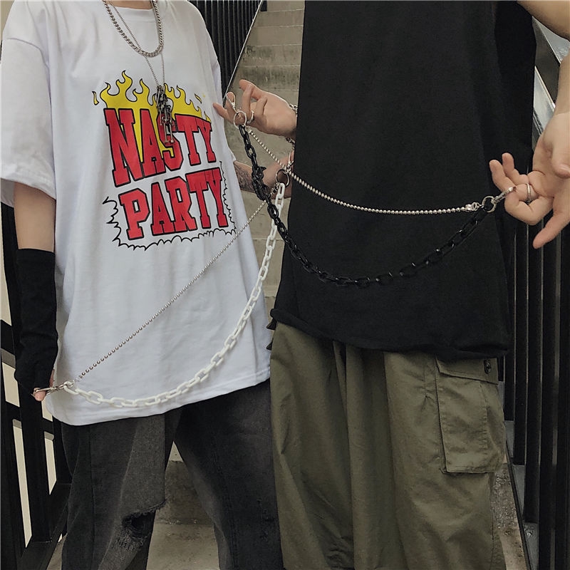 [Miễn Phí Vận Chuyển] Chuỗi Thắt Lưng 225030 Dây Xích Đeo Thắt Lưng Quần Cá Tính Phong Cách Đường Phố