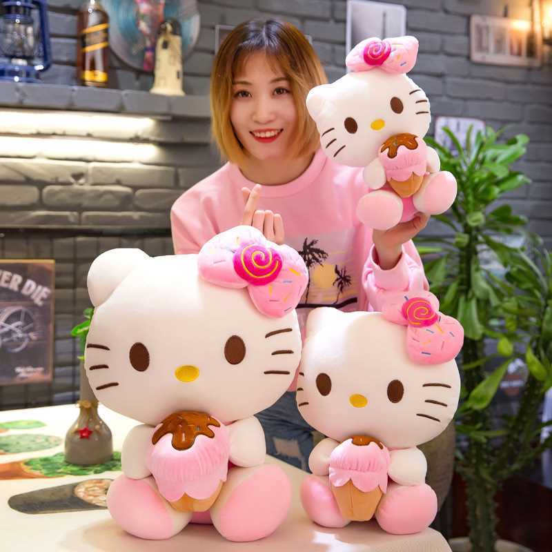 Thú nhổi bông mèo Hello Kitty 40/50cm