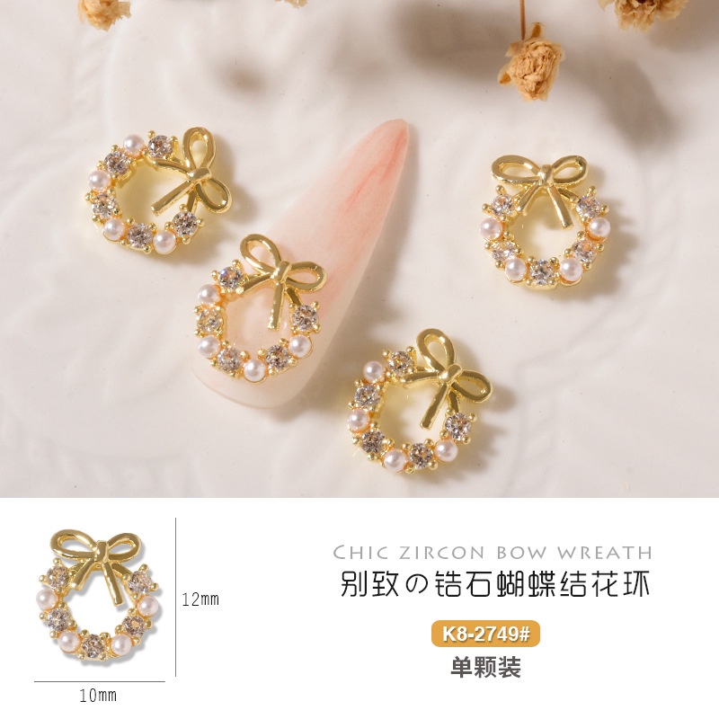 Hộp Phụ Kiện Kim Cương Trang Trí Móng Tay Giá Sỉ