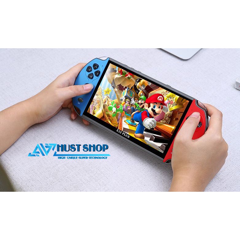 Máy Chơi Game Cầm Tay X12 PLUS Màn Hình 7.1 inch FULL HD Pin 2500 mAh Tích Hợp 10000 Games Bản Nâng Cấp [CHÍNH HÃNG]