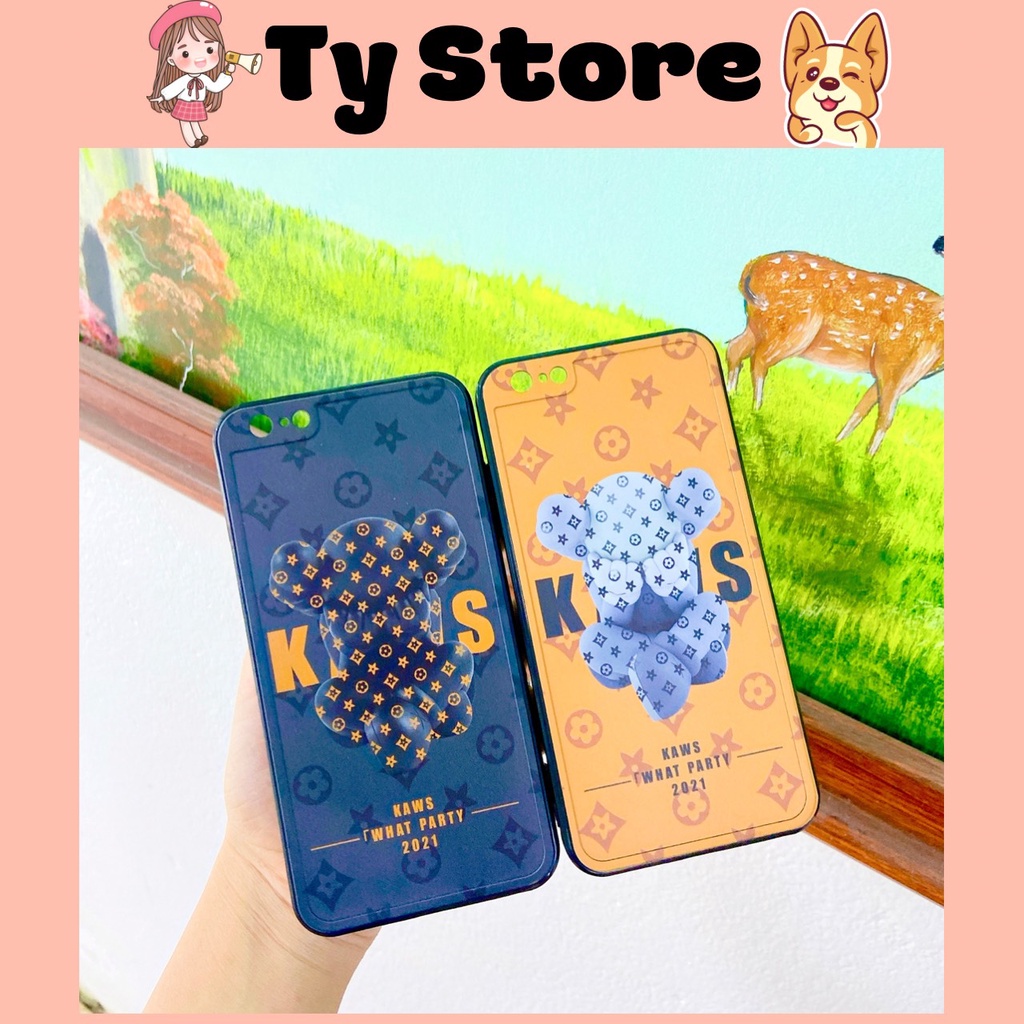 Ốp lưng iphone 6pl/6spl/7pl/8pl kwas what party viền vuông bảo vệ camera