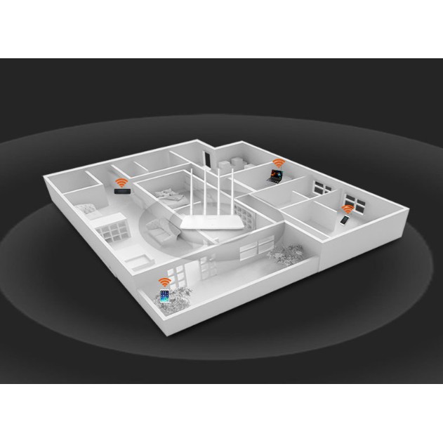 [FREE SHIP]BỘ PHÁT WIFI TENDA F6, 4 râu phát wifi cực mạnh | BigBuy360 - bigbuy360.vn