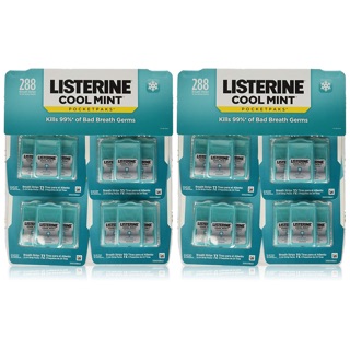 MIẾNG NGẬM THƠM MIỆNG LISTERINE - Bộ 72 lá.