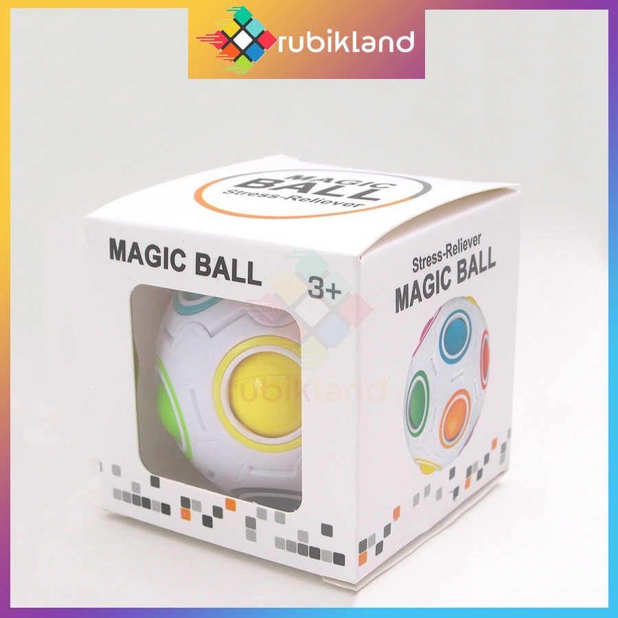 Rubik Biến Thể Trái Banh MoYu Rubic Rainbow Ball Magic Ball YJ YongJun Đồ Chơi Trí Tuệ