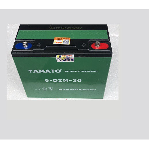 Ắc quy xe đạp điện Yamato 12V 30Ah, 6-DZF-30