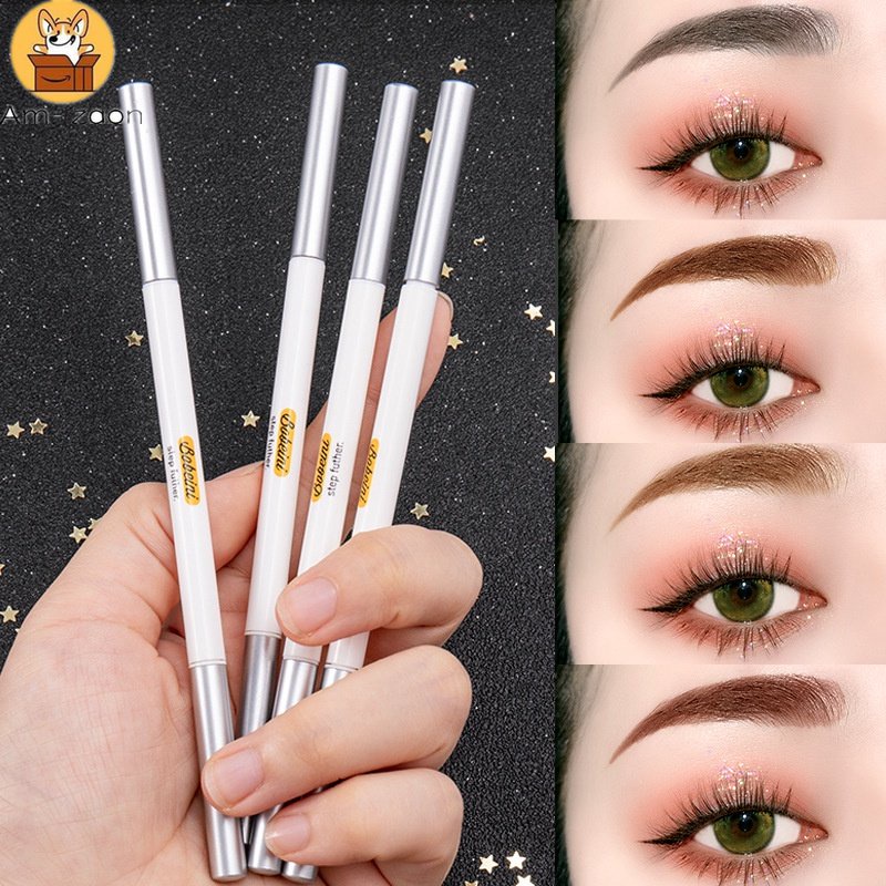 Bút Chì Kẻ Lông Mày Hai Đầu Siêu Mịn Chống Thấm Nước Và Mồ Hôi Không Bị Nhòe Tiện Lợi
