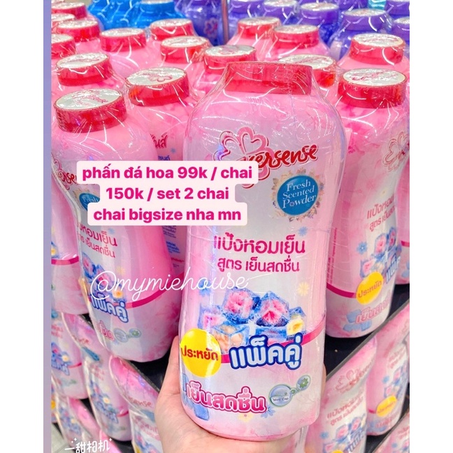 PHẤN LẠNH HOA ĐÁ THAILAND , khử mùi body , mát lạnh , trắng sáng