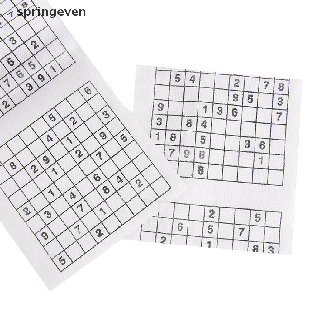 1 Cuộn 2 Giấy Vệ Sinh In Số Sudoku Vui Nhộn