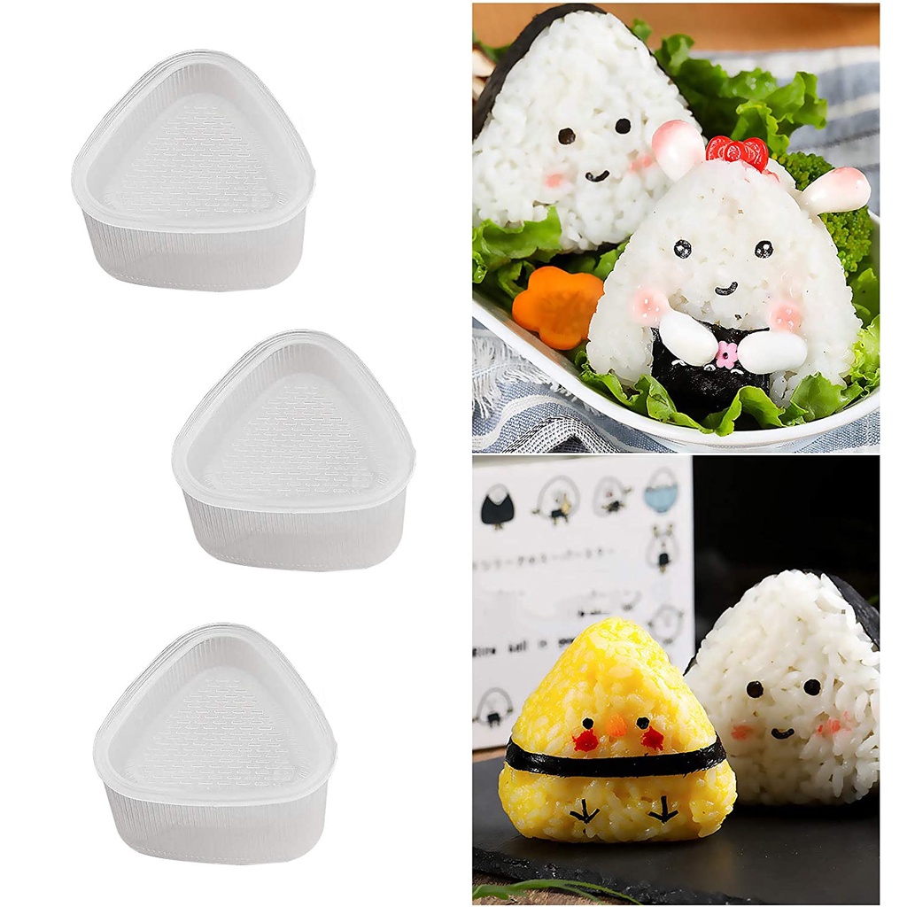 Khuôn Nhựa Làm Cơm Nắm Hình Tam Giác
