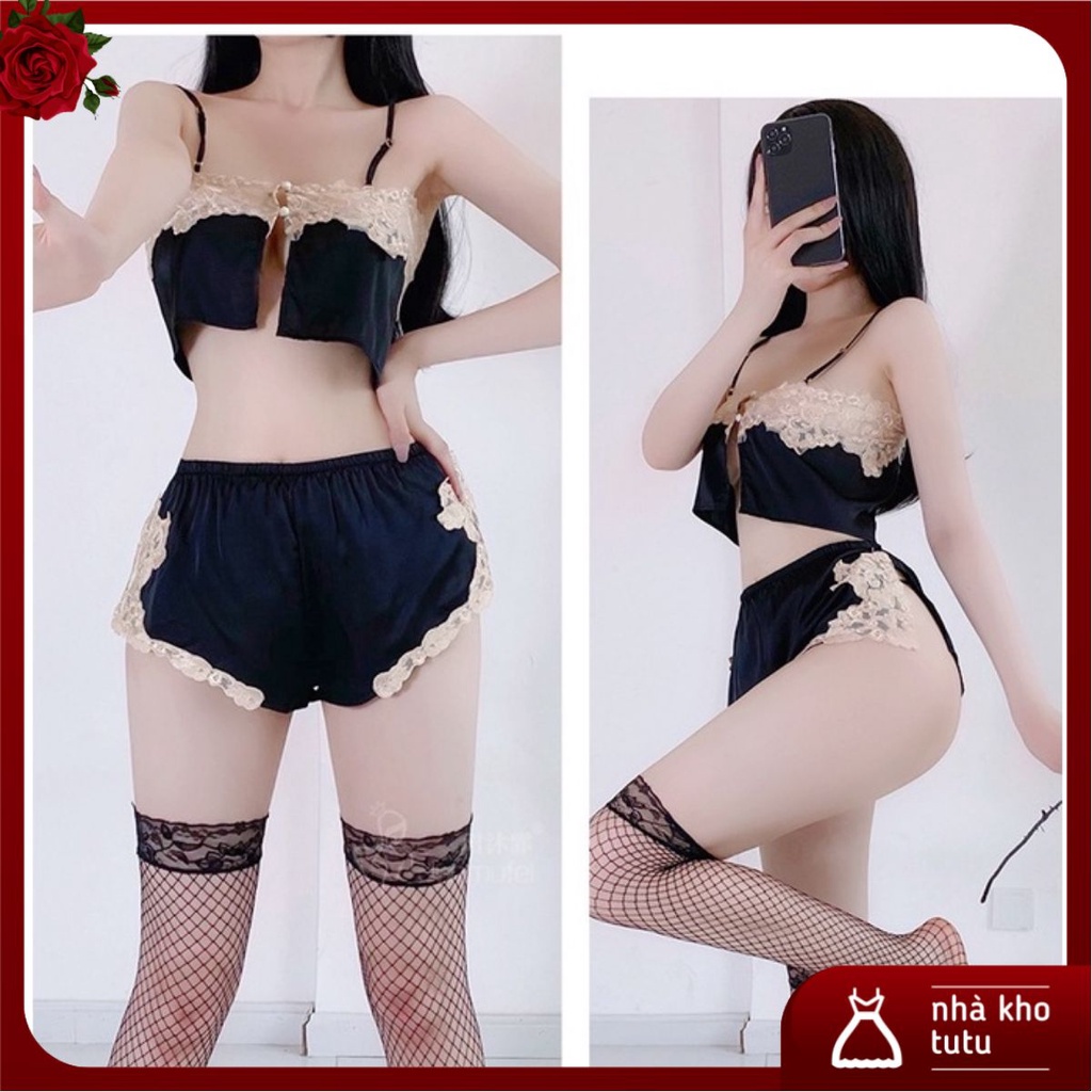 Set đồ ngủ lụa 2 Style mặc siêu xịn mịn L190