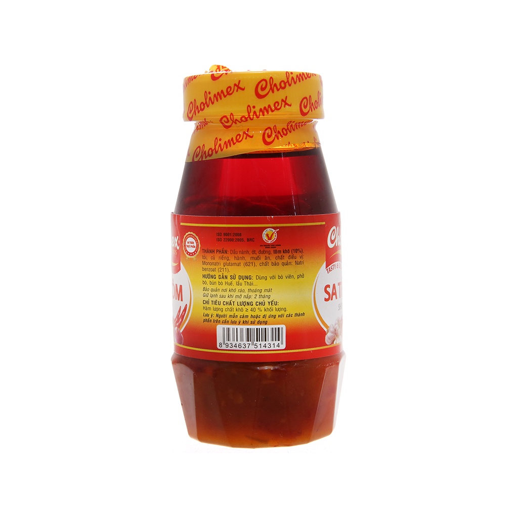 Combo 6 hũ Sa tế tôm Cholimex 90g