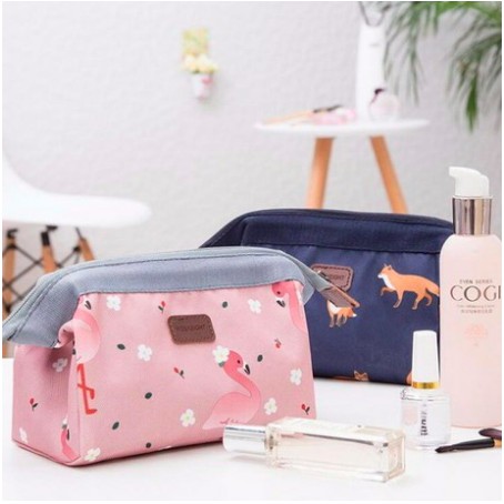 Túi ví đựng mỹ phẩm tiện ích hoạ tiết Classic size ( 18X9X13CM)
