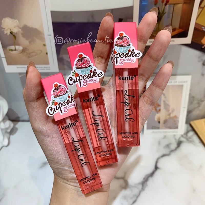 Son bóng KARITE bánh kem hồng