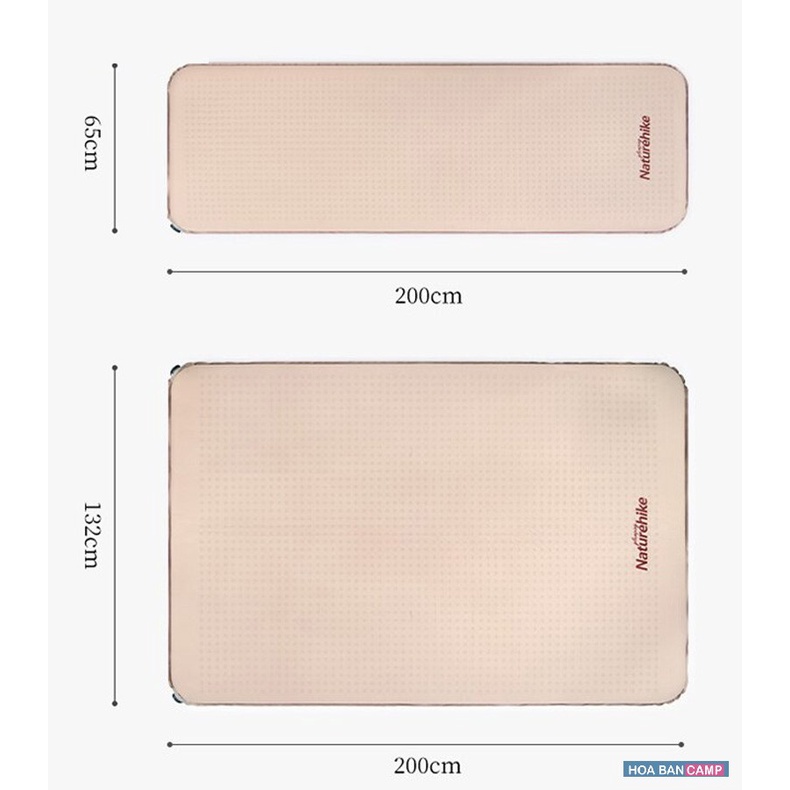 Đệm Đơn Tự Bơm Hơi NatureHike NH21FCD11 | 6cm