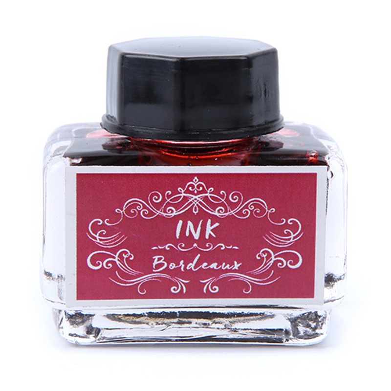 Hũ mực bút máy 15ml không carbon nhiều màu tùy chọn