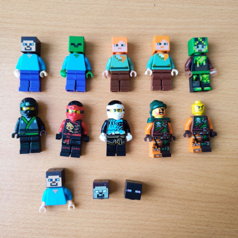 Minifigures Lego Ninjago Minecraft Hàng 2ND - Đồ Chơi Lắp Ráp Cho Bé
