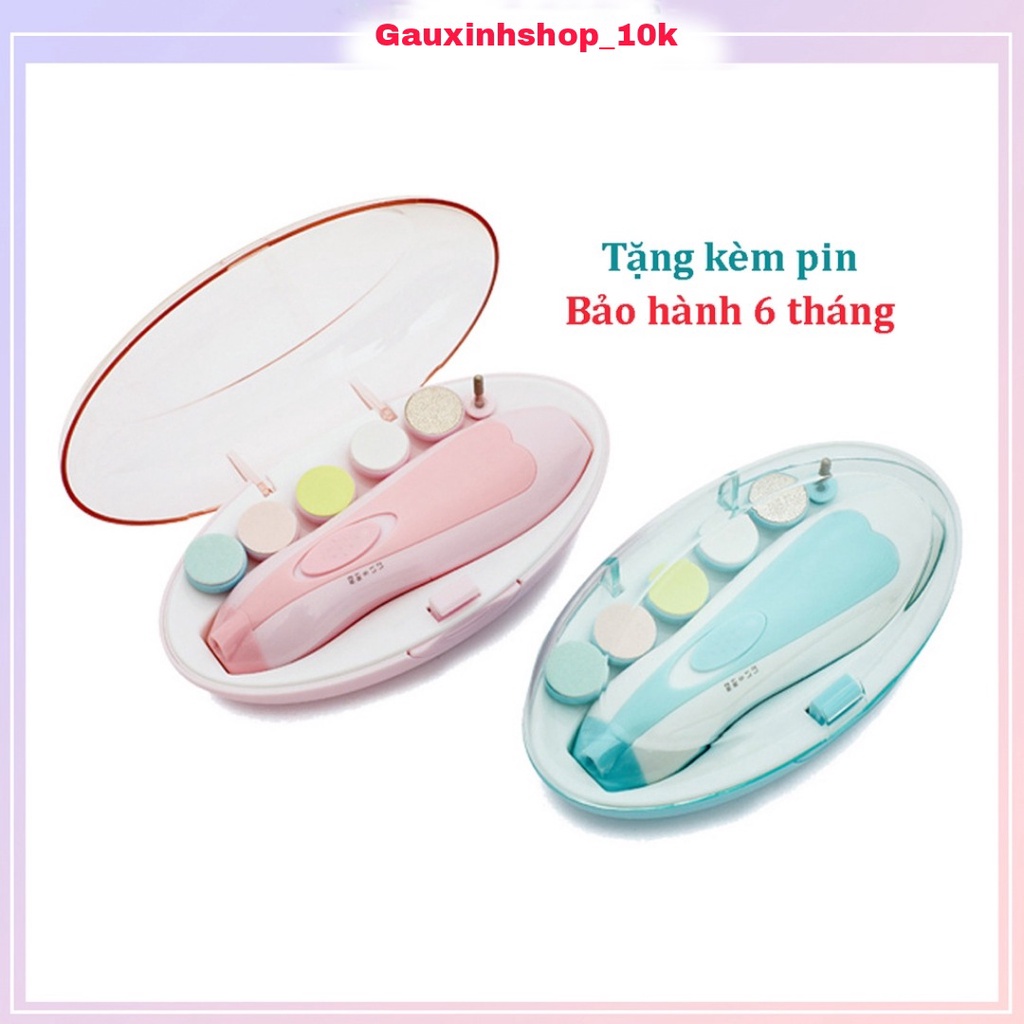 Máy cắt móng tay điện đa năng cho bé [Tặng kèm pin AA, bảo hành 6 tháng]