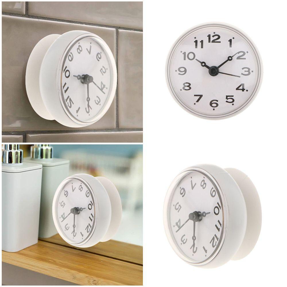 Đồng Hồ Điện Tử Mini Có Giác Hút Gắn Tường Nhà Bếp / Phòng Tắm