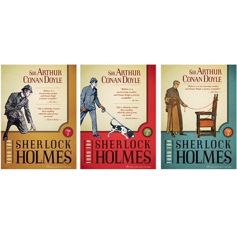 Combo sách - Sherlock Holmes Toàn Tập (Hộp 3 Tập) (Minh Long)