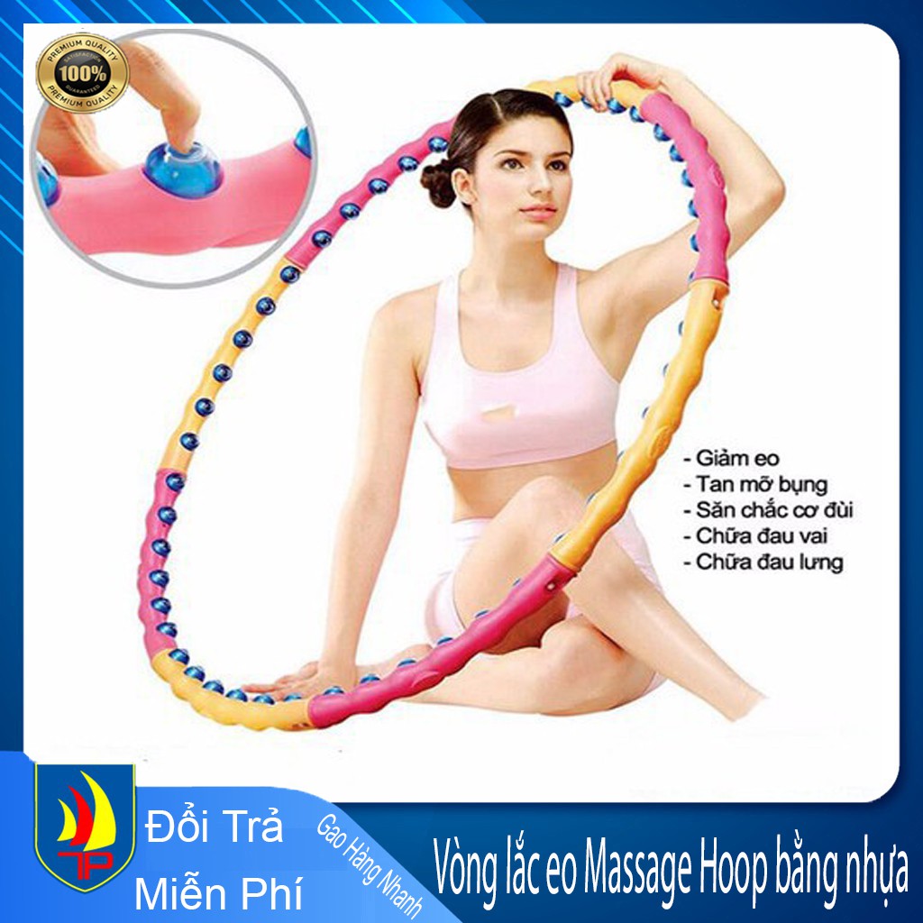 (FREESHIP đơn từ 150k)Vòng Lắc eo- Vòng lắc eo Massage Hoop bằng nhựa loại tốt