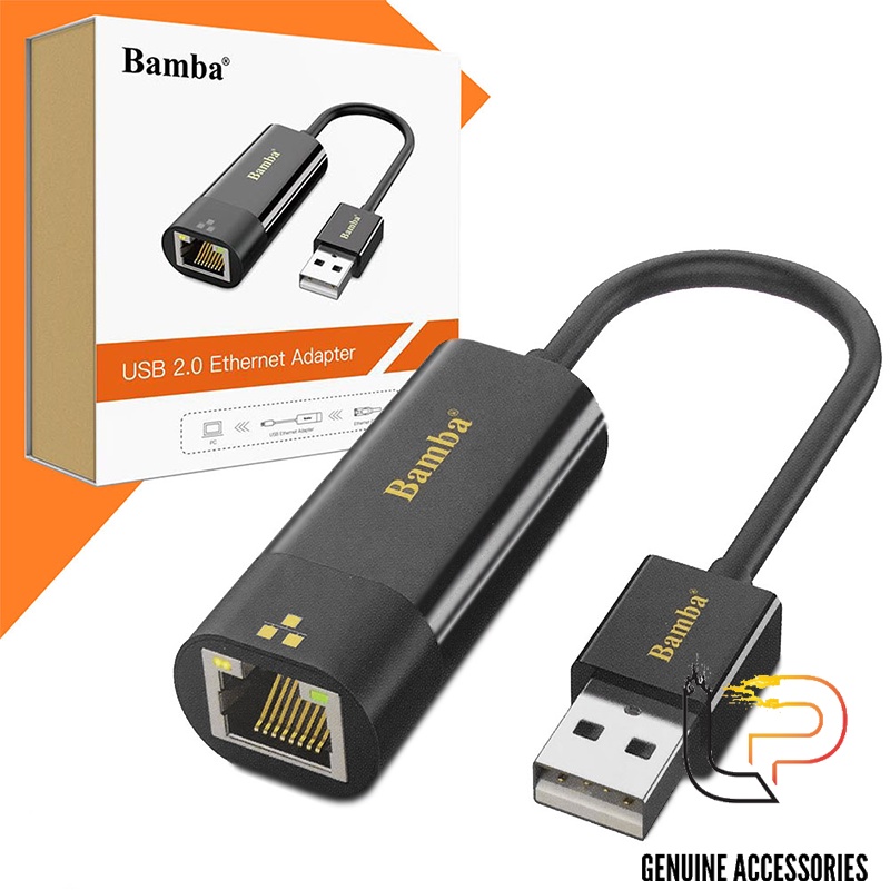 Cáp chuyển USB to Lan BAMBA - Adapter chuyển đổi USB ra cổng mạng LAN RJ45 BAMBA