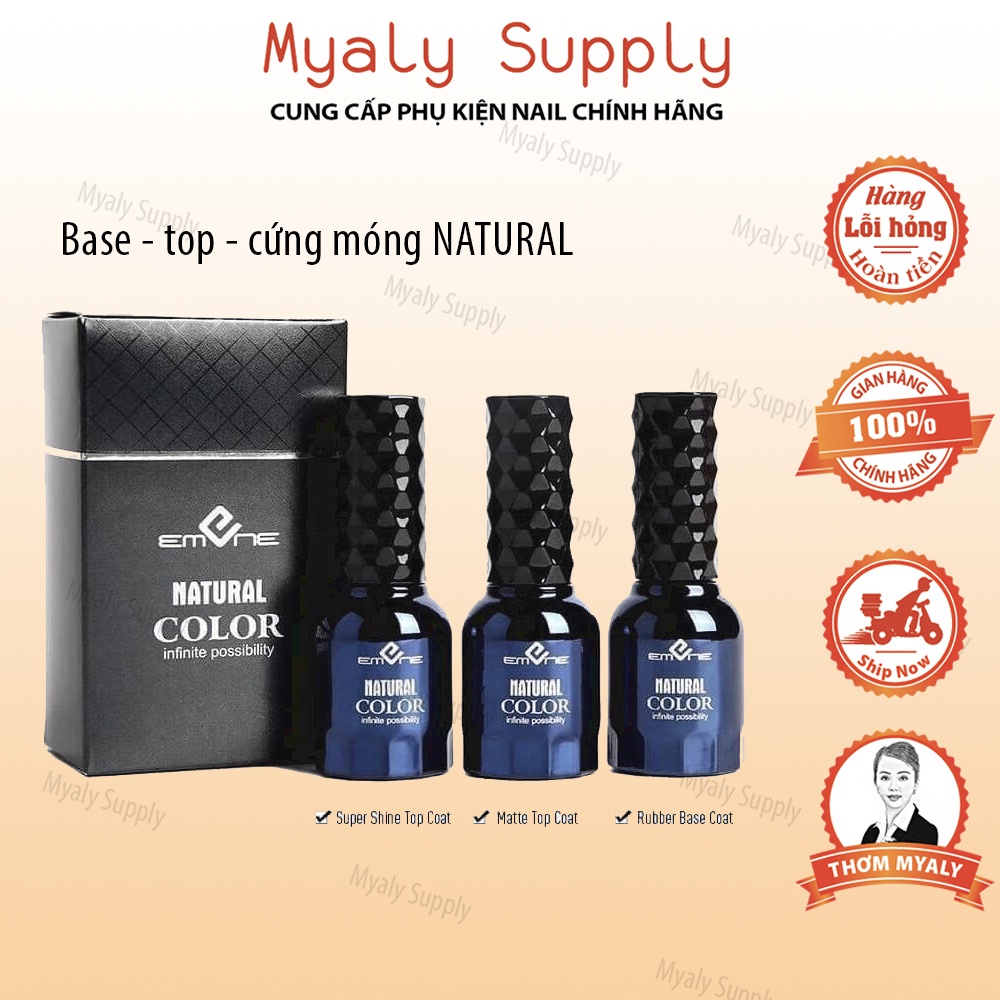 Top Lì Base Top Nail Siêu Dính Cường Lực NATURAL