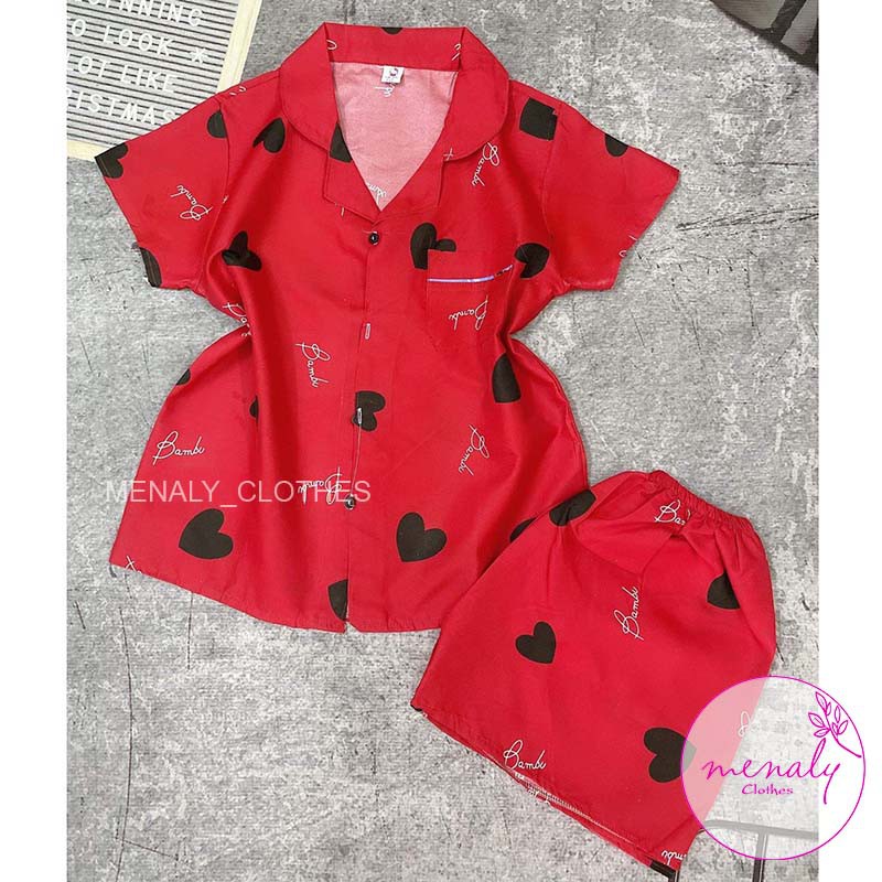 Đồ bộ nữ mùa hè dáng cộc, mẫu đồ bộ kate thái pijama cộc nữ thoải mái, dễ chịu(size 40-60kg)-KTC01