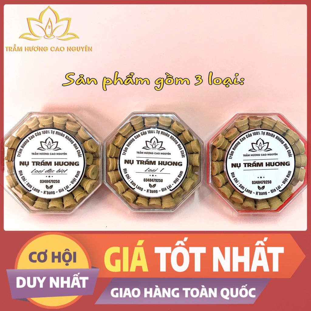 Nụ Trầm Hương 👉[45 NỤ/HỘP]👈 Trầm Hương Cao Cấp 100% Tự Nhiên Nguyên Chất