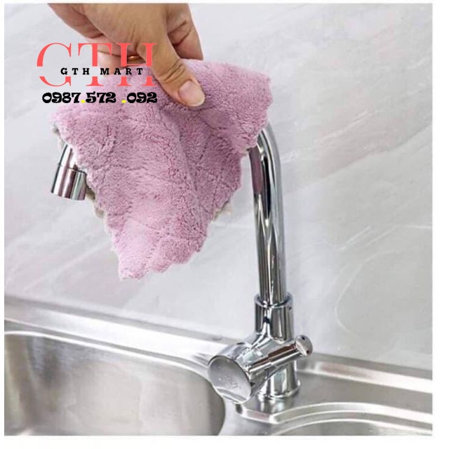Combo 5 khăn lau bếp đa năng kích thước 27x15cm cái-GTH Mart