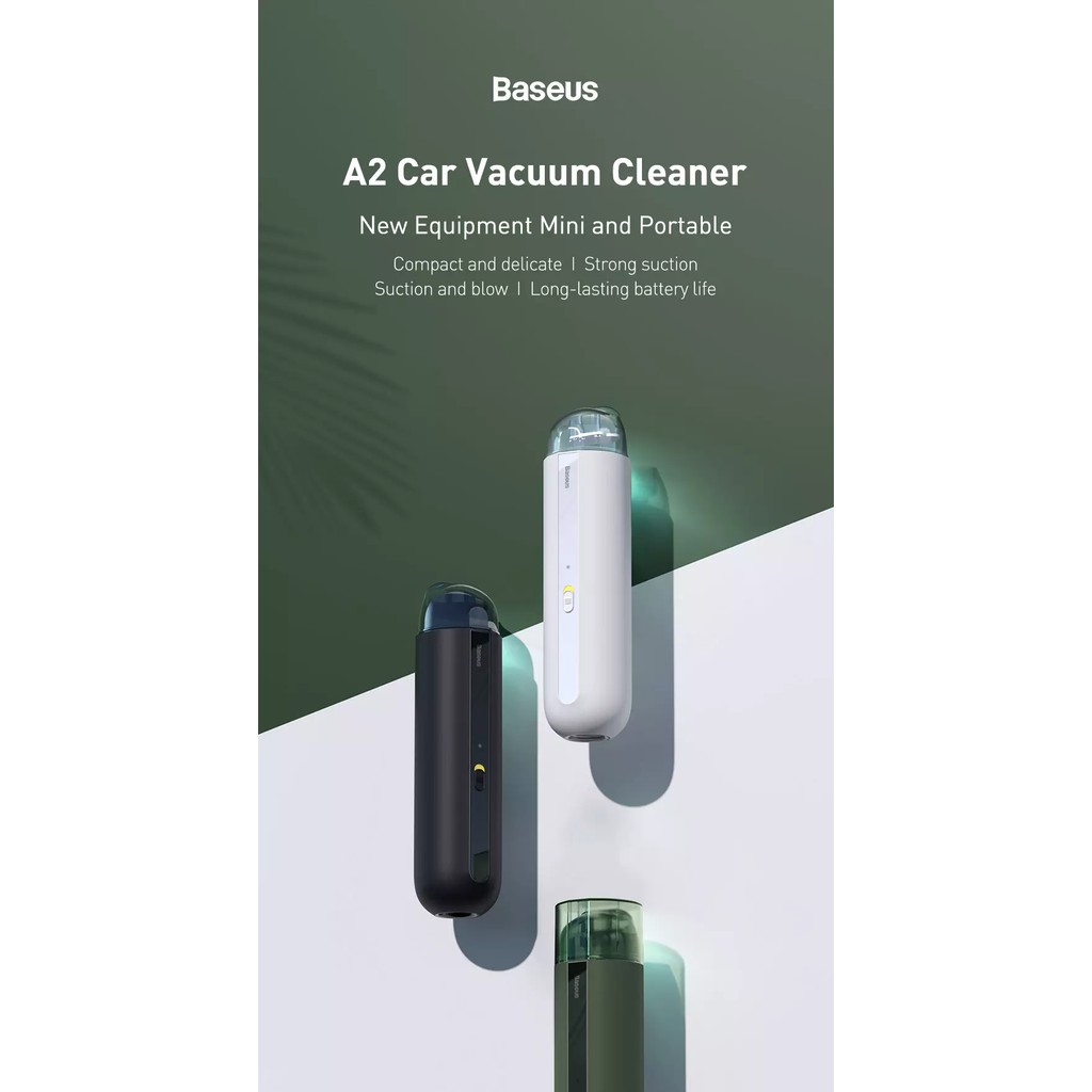 Máy hút bụi cầm tay không dây mini Baseus A2 tự động 5000Pa dành cho nhà ở văn phòng _123Lifevn