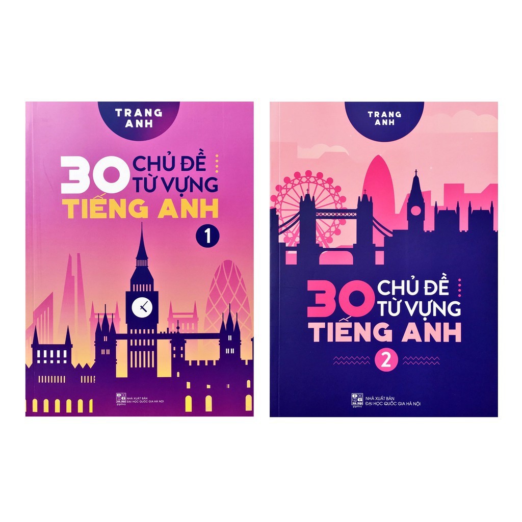Combo Sách 30 Chủ Đề Từ Vựng Tiếng Anh - Lẻ Từng Cuốn