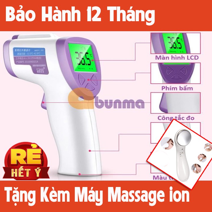 Máy Đo Nhiệt Kế Hồng Ngoại Đa Chức Năng BH: 12 Tháng