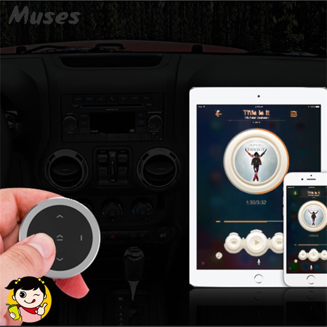 Thiết Bị Điều Khiển Từ Xa Bluetooth Không Dây Có Nút Phương Tiện Giao Thông Cho Ios / android
