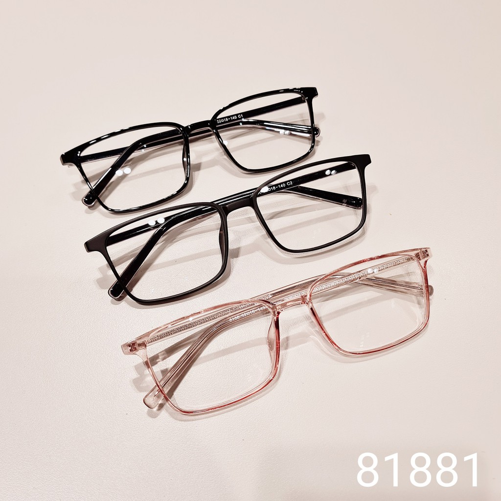 Gọng kính cận nam nữ LILYEYEWEAR mắt vuông nhựa cứng dễ đeo phụ kiện thời trang 81881 | BigBuy360 - bigbuy360.vn
