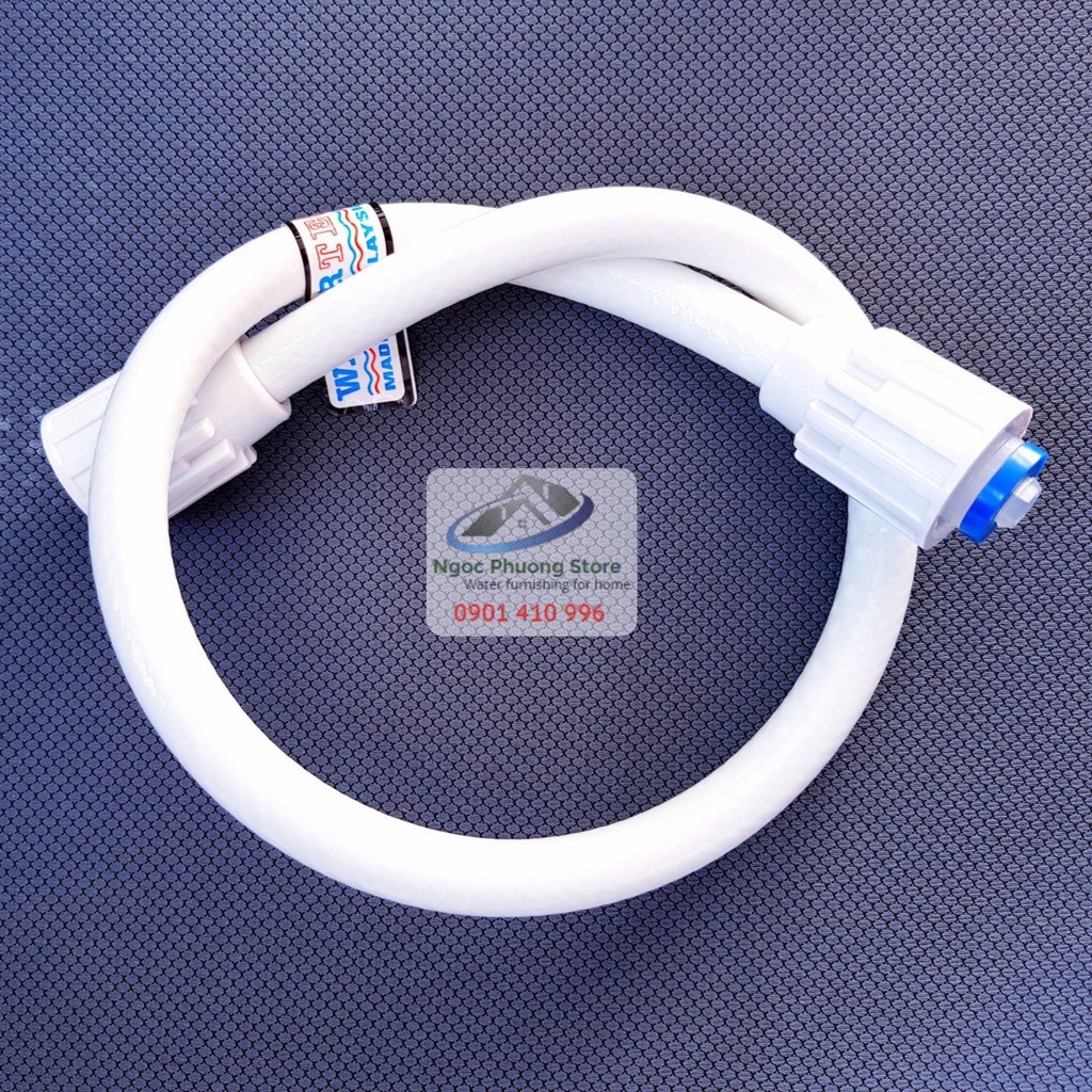 Dây cấp nước lạnh WATERTEC nhập khẩu MALAYSIA nhựa ABS cao cấp, độ dài 40cm và 60cm - Mã WT001Y và WT001Z